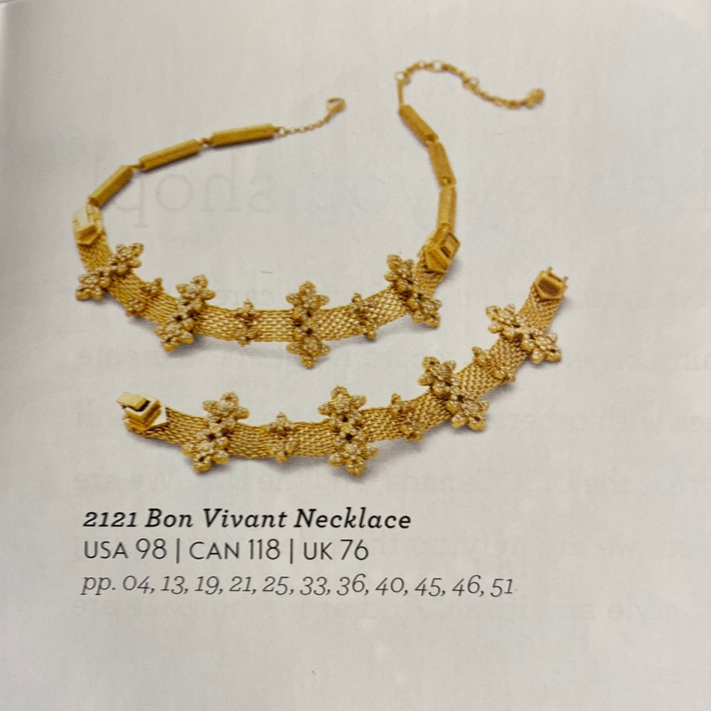 CAbi Bon Vivant necklace